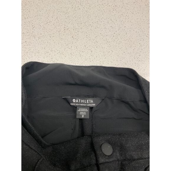 Athleta Women’s charcoal gray Venice Heathered Cargo pants size 2 - Picture 7 of 8